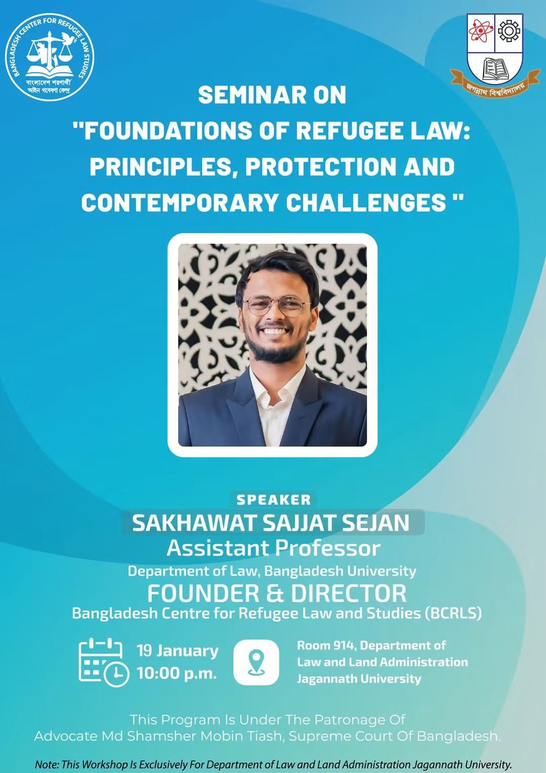 Seminar on Foundations of Refugee Law